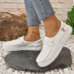 Women's Mesh Flat Loafers Slip On Low Top Shoes