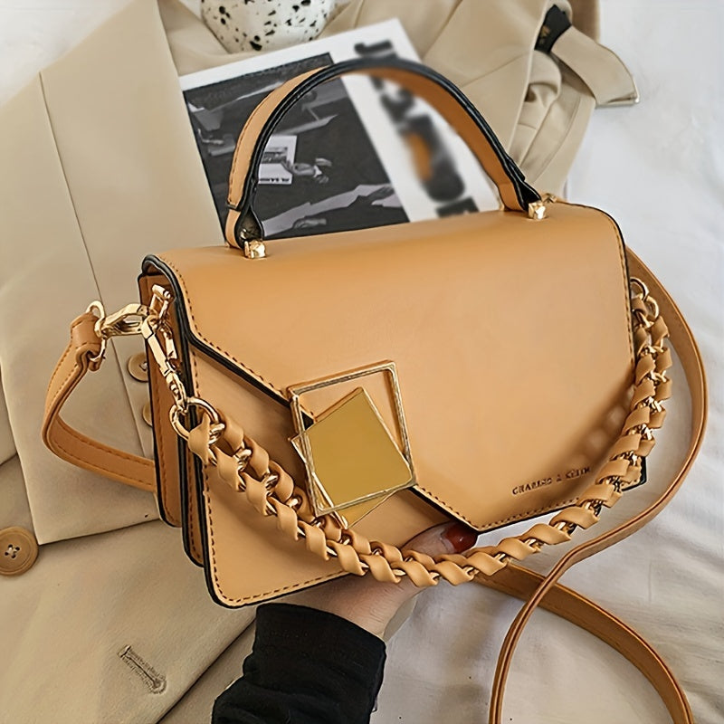 Stylish Square Shoulder Bag Crossbody Bag Women's Satchel Abg