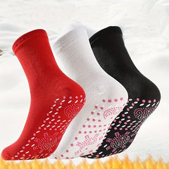 Solid Warm Socks - Comfy & Soft Mid Tube Women's Stockings