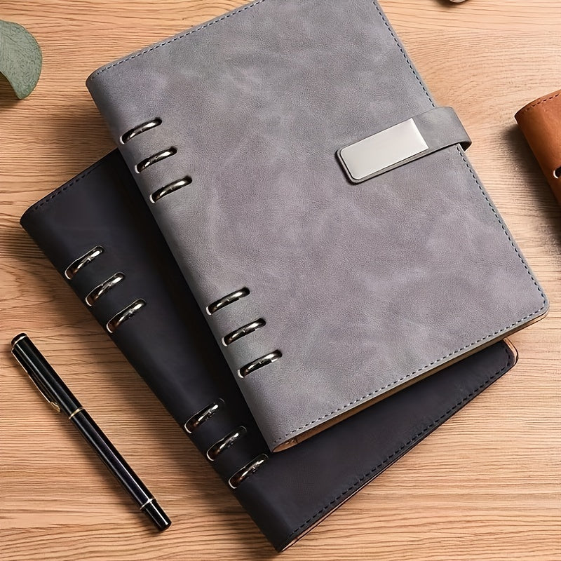 A6 Leather Loose leaf Notebook 200 Pages