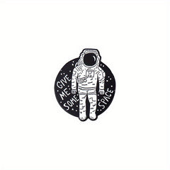 Anime Starship Astronaut Universe Steel Brooch Pin