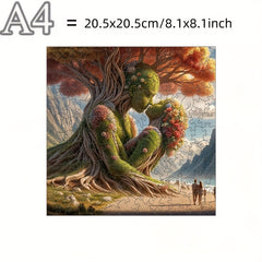 Enchanting Tree Spiritual Embrace Wood Puzzle