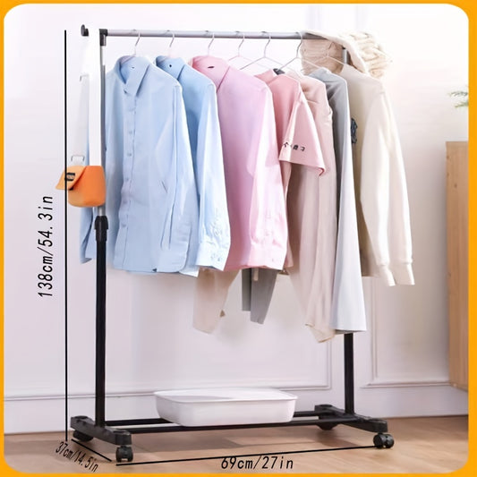 Coat Rack Shoes & Hats Floor Shelf Bedroom Storage