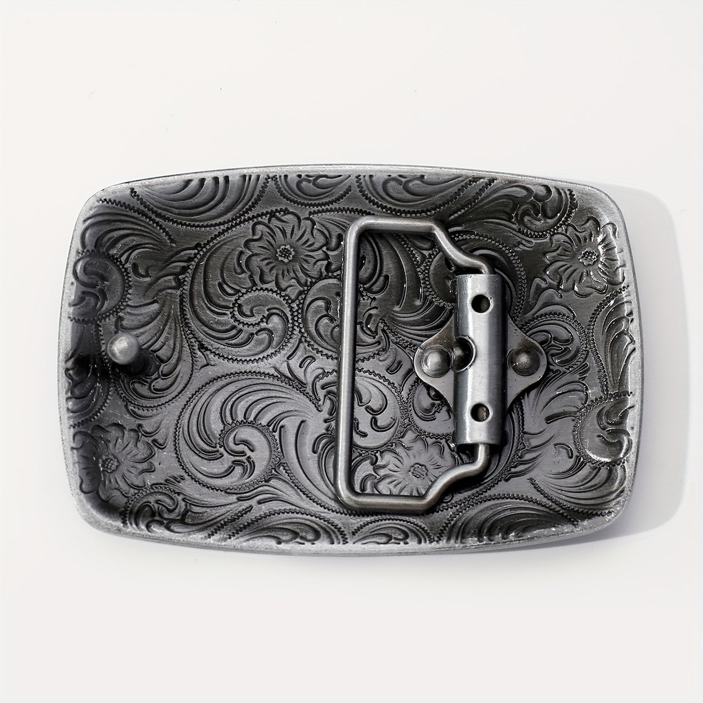 Western Carved Belt Buckle For Women & Men Vintage Jeans Accessories