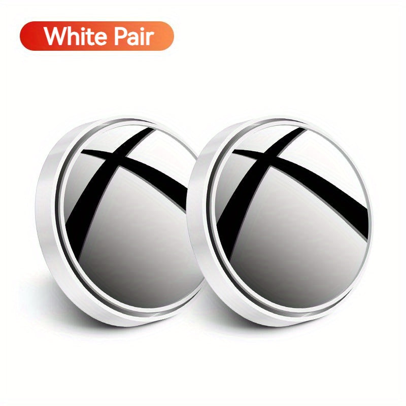 2pcs Car Rearview Mirror 360&deg; Adjustable Blind Spot Mirror