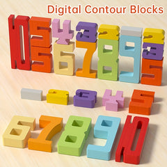 Digital Building Blocks: Numbers Added Together = Same Height Logic Game