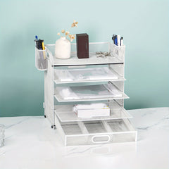 Desktop File Storage Rack for Office and Study