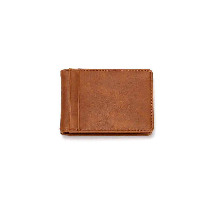 Men's RFID PU Leather Slim Anti-theft Wallet