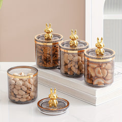 Robot Sugar Jar Decorative Candy Snack Jar for Weddings Birthdays Parties