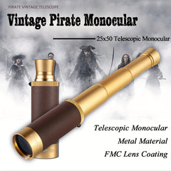 25x50 Monocular Telescope BAK4 Prism Long Distance Monocular