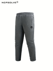 Men's Zip Up Warm Jacket & Drawstring Pants Casual Suit