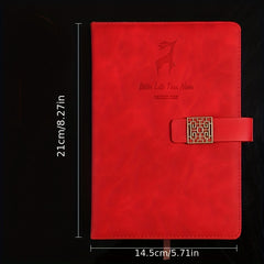A5 PU Leather Notepad Magnetic Buckle Soft Journal