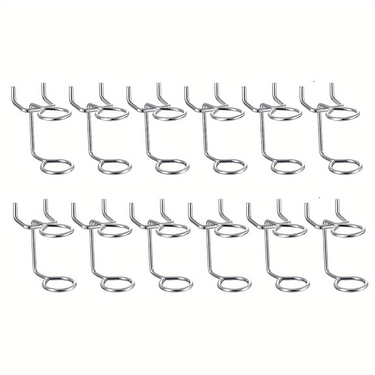 12pcs Screwdriver Pegboard Storage Hooks 2.54cm Hole Distance