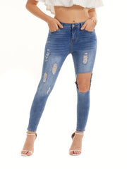  High Rise Stretch Skinny Jeans