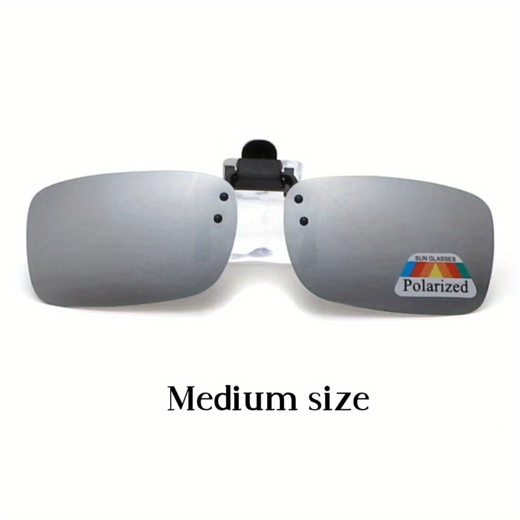 Clip On Glasses Polarized Lens Flip Up Sunglasses UV400