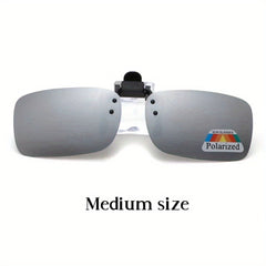 Clip On Glasses Polarized Lens Flip Up Sunglasses UV400