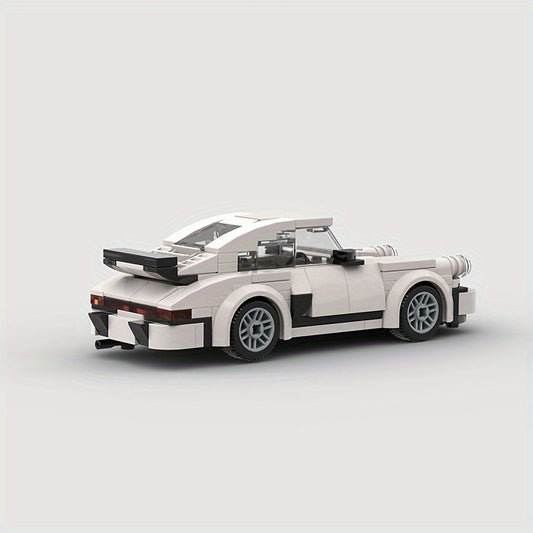 Retro Supercar Building Block Toy Model Display for Boys & Adults