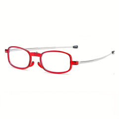 Foldable Anti Light Reading Glasses With Case