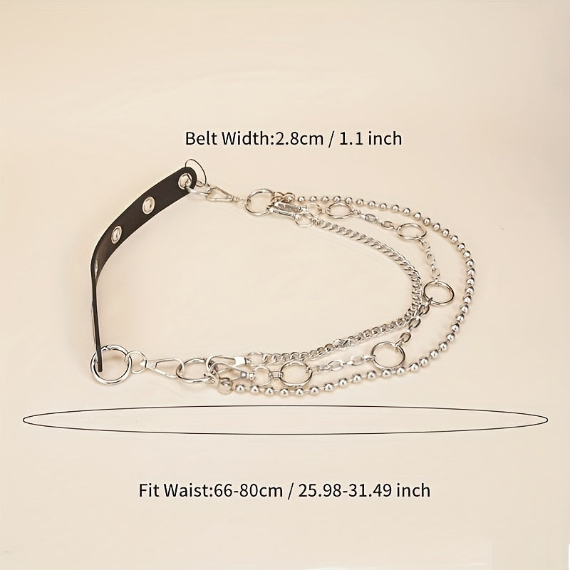 Women's Decorative Dress Waist Chain Jean Pants Belt Chains
