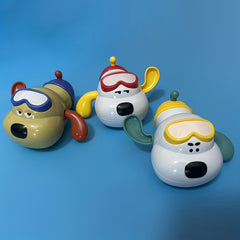Cartoon Dog Shaped Spring Toy - Water Play Fun