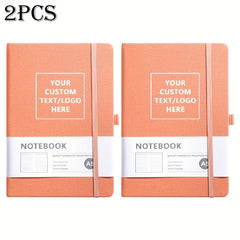 Custom Engraved A5 Diary Notebook 200 Pages 21.2x14 - 2 Pack