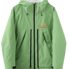 Men's Block Zipper Waterproof Hooded Snow Jacket Winter Coat