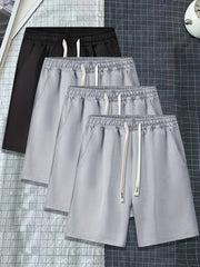 Men's Casual Elastic Waist Shorts