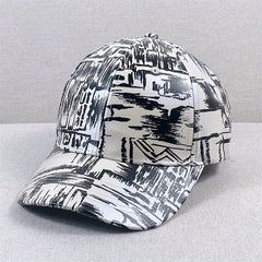 Print Baseball Cap Unisex Dad Hats Hip Hop Casual Adjustable Sun Hats