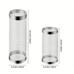 Stainless Steel BBQ Grill Basket for Veggies, Fries, Fish