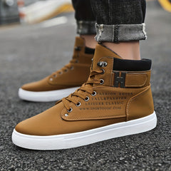 Men's Retro High Top Canvas Shoes