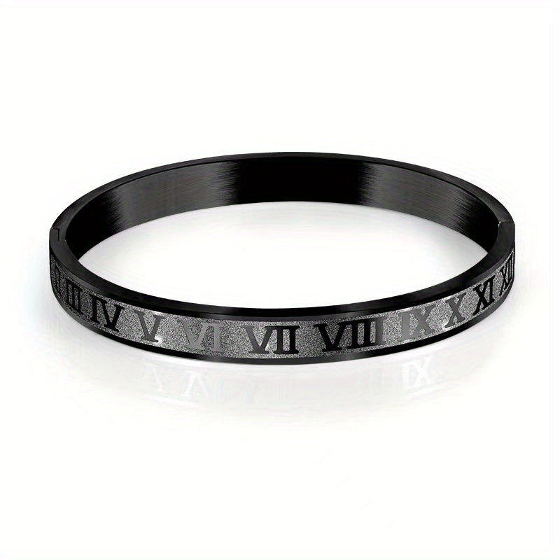 Stainless Steel Golden Men's Bangle