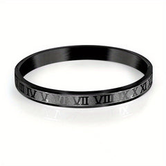 Stainless Steel Golden Men's Bangle