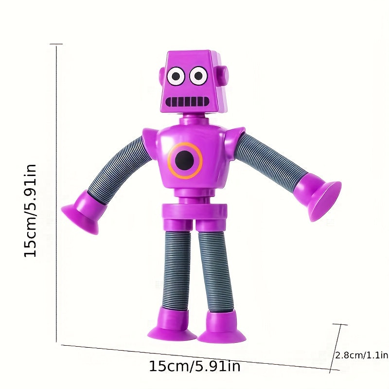 Colorful Stretchable Robot Interactive Toy Perfect Party Gift