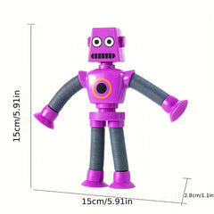 Colorful Stretchable Robot Interactive Toy Perfect Party Gift
