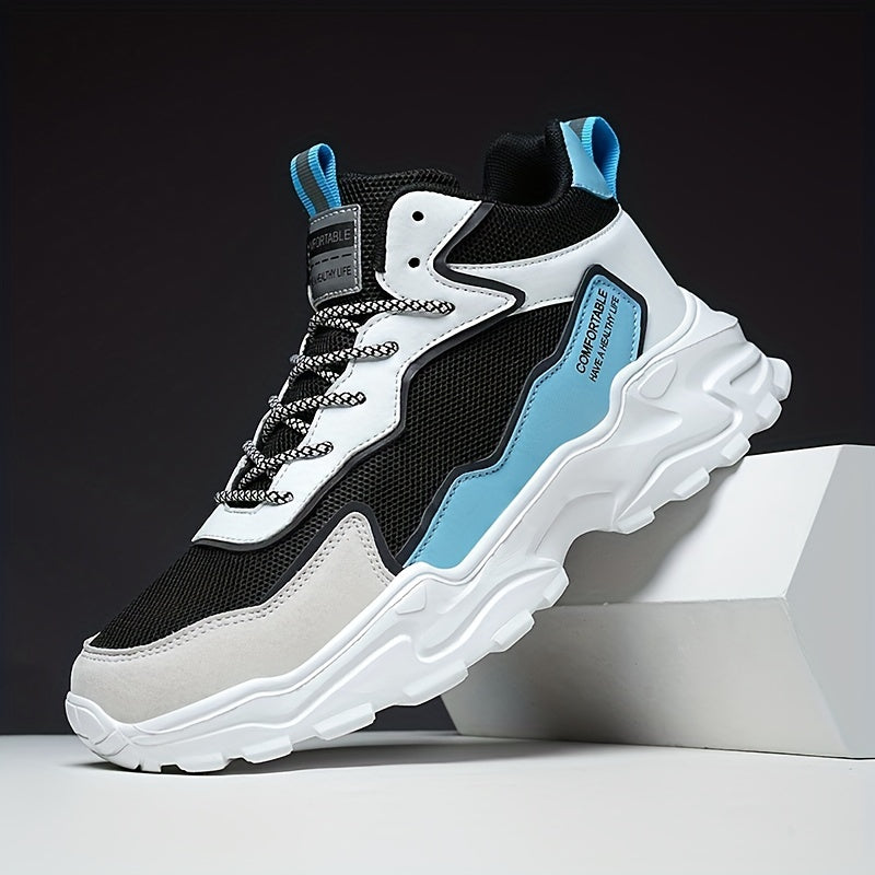Men's Mesh Block Sneaker Comfy Casual Shoes Spring Summer