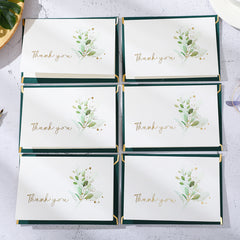 6pcs Thank You Card Craft Paper Blank Thank You Card With Envelope