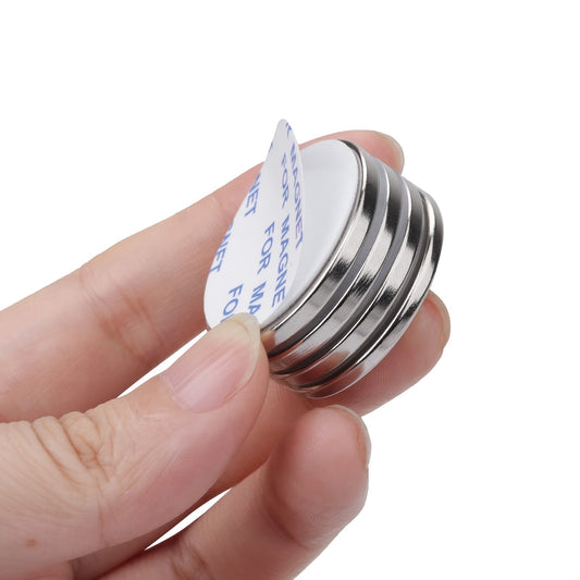 4pcs Heavy Duty Strong Rare Earth Magnets Adhesive Backing 1.26in x 1.8in