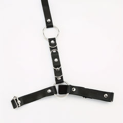 PU Leather Harness Belt Punk Thigh Leg Garter Steampunk Waistband Women