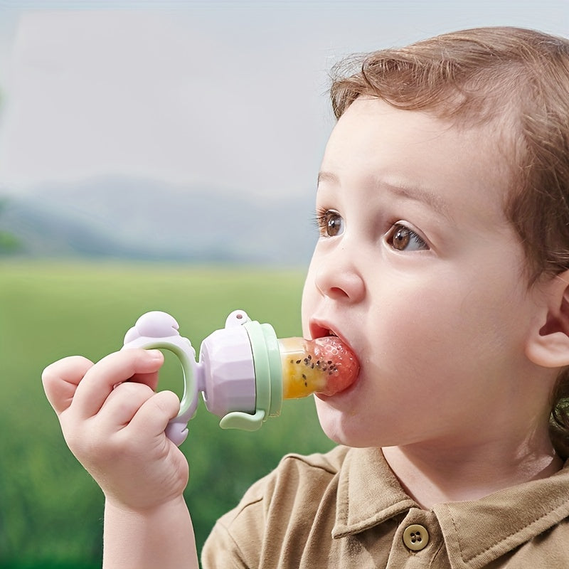 Baby Fruit & Vegetable Silicone Squeeze Feeder - Food Supplement Juice Feeder