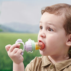 Baby Fruit & Vegetable Silicone Squeeze Feeder - Food Supplement Juice Feeder