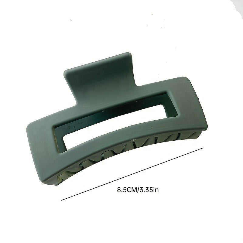 Acrylic Frosted Square Hair Claw Ponytail Holder