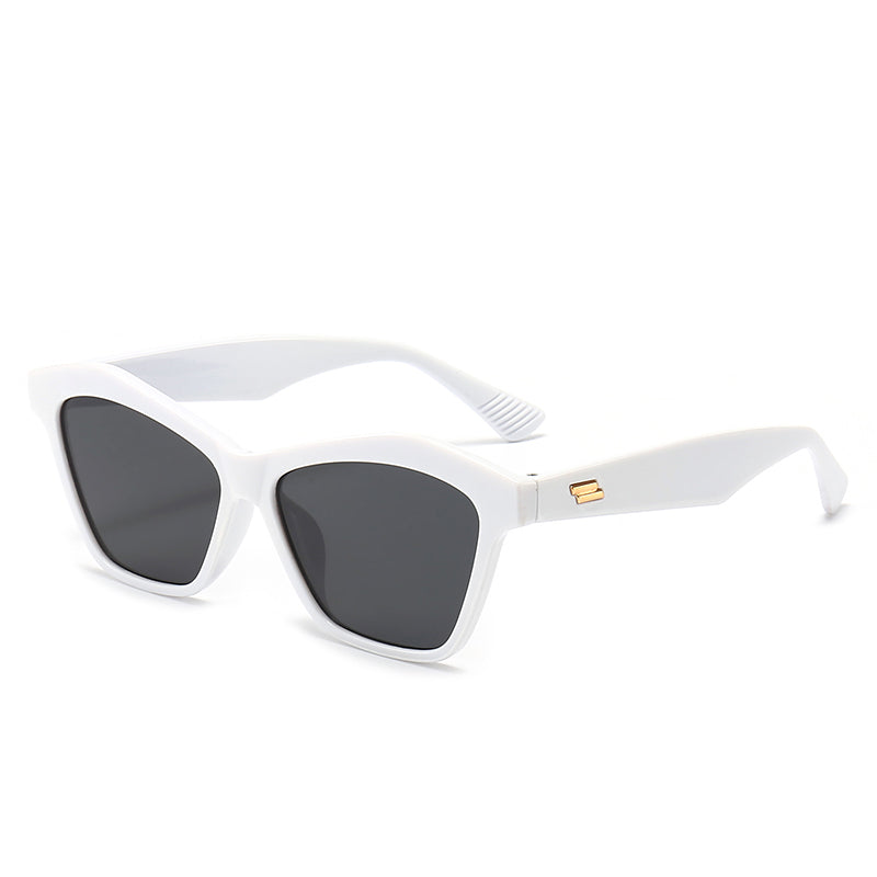 Vintage Polygon Cat Eye Sunglasses Women Classic Sun Shade Sports Eyeglasses