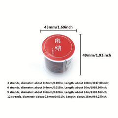 Colorful Golden & Silvery Thread DIY Stranded Wire For Jewelry Making