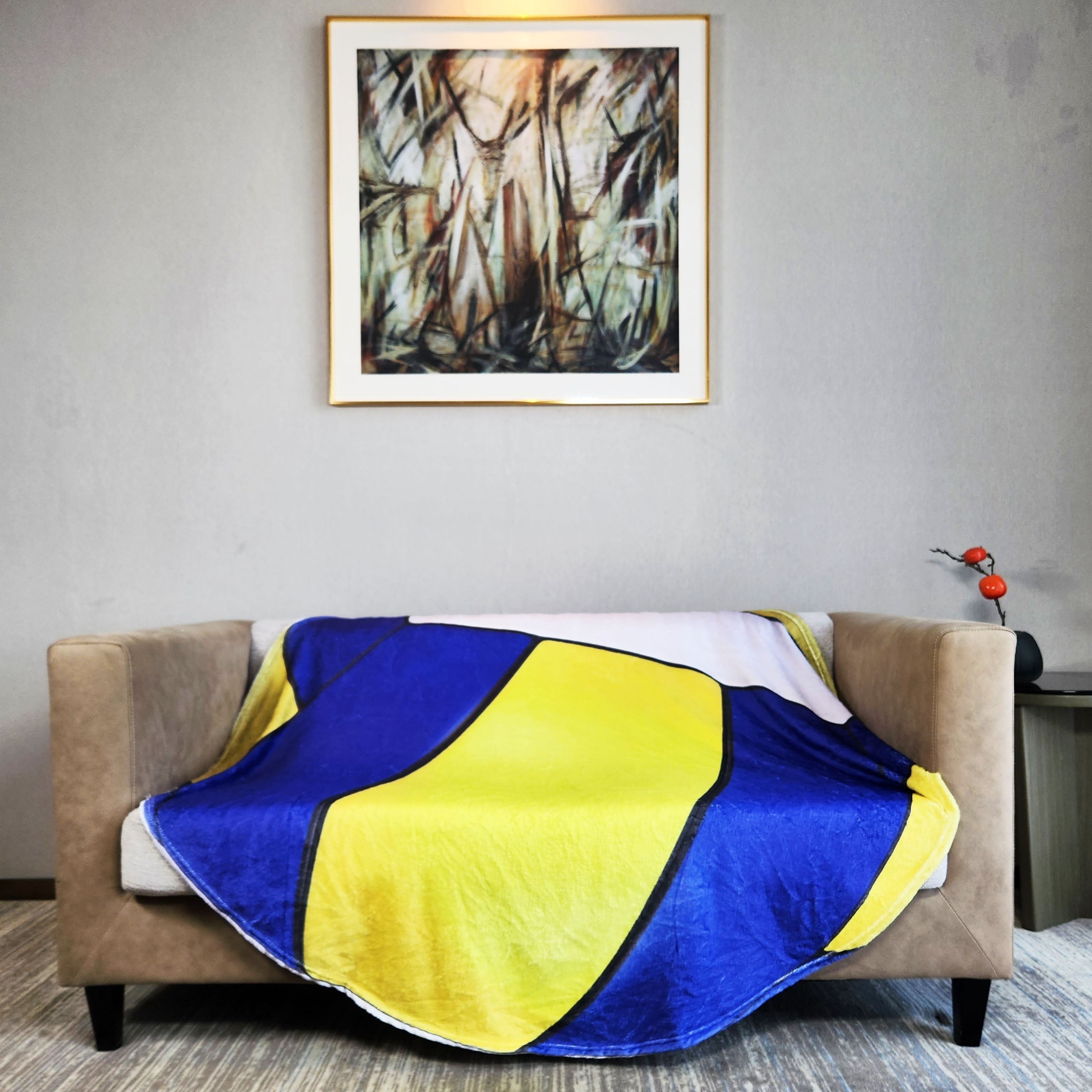 Simulated Volleyball Digital Printing Blanket for Outdoor Travel and Camping