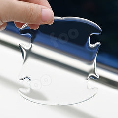 4Pcs Car Door Handle TPU Protection Sticker Anti Scratch Protective Film