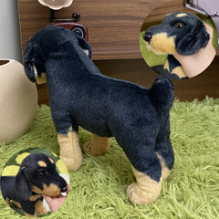Realistic Plush Puppy Stuffed Animal Toy