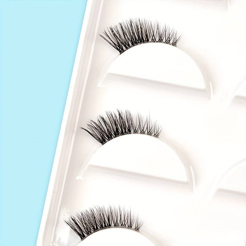 5 Pairs Natural Look 3D Wispy False Eyelashes