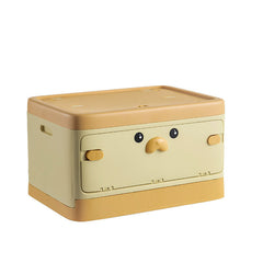 Stackable Toy Storage Box With Lid Collapsible Bin