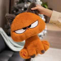 Extra Large Fluffy Plush Cat Stuffed Animal - Brown/Orange/Gray