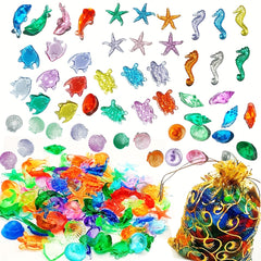 100g Ocean Gem Pool Party Toys Dive Toys Kids Treasure Chest Swimming Pool Toys